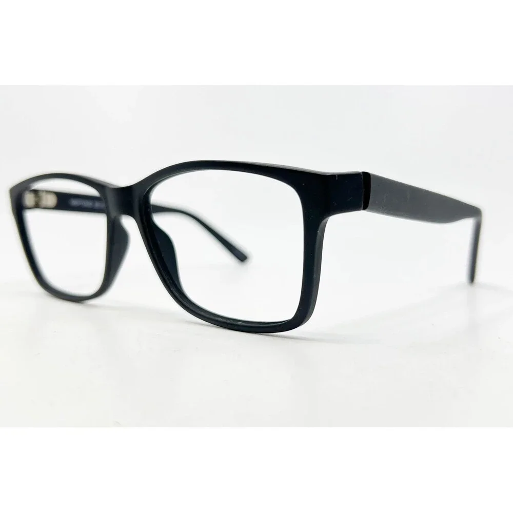 Randolph Neptune Eyeglasses Mens Black Square Frame 55-17-140